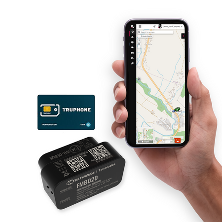 Teltonika FMB020 GPS Tracker with access to NaviCompact App 1 month