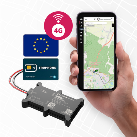 Teltonika FMC880 4G GPS Tracker with access to Navicompact App 1 month